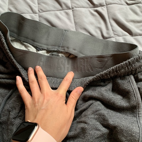Gymshark Heather Dual Band Shorts - Black Marl - Picture 5 of 5